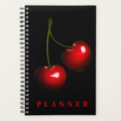 Donkere rode zoete kersen - Kies uw kleur Planner (Voorkant)