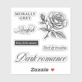Donkere romance esthetisch sticker