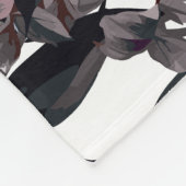 "Donkere Romance Wildflower Fleece Deken (Hoek)