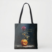 Donkere Romantische Pompoen en Roos Halloween Bood