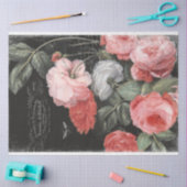 Donkere  Roos-ontkoppelpapier Tissuepapier (Craft)