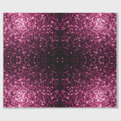Donkere roze vlek met glanzend glitter cadeaupapier (Vlak)