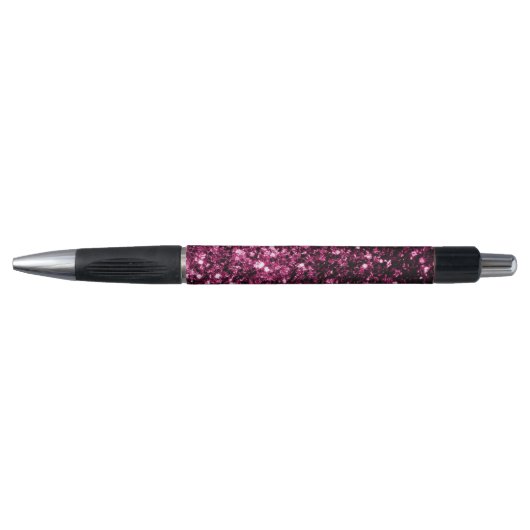 Donkere roze vlek met glanzend glitter pen (Voorkant)