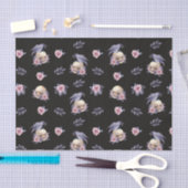 Donkere Rozen Raven Schedels Halloween Tissuepapie Tissuepapier (Craft)