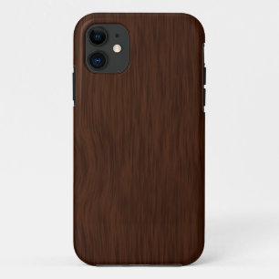 Donkere ruw hout Achtergrond iPhone 11 Hoesje