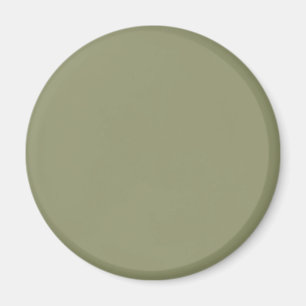 Donkere Sage Green 91946E Kleur - Optie om naam to Magneet