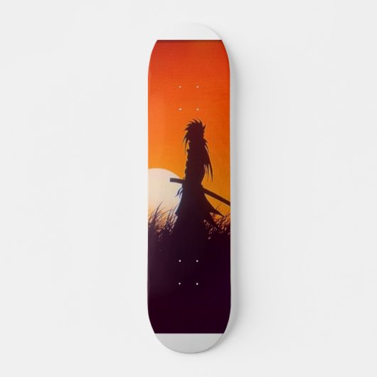 donkere samurai skateboard (Voorkant)
