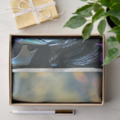 Donkere schedel Raven Tissue Paper Tissuepapier (Geschenk)