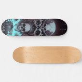 Donkere schedel Water 2 Skateboard (Horizontaal)