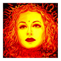 Donkere schoonheid 20x20-inch Poster