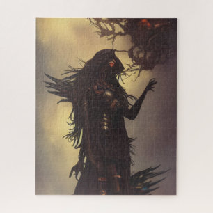 Donkere sci-Fi Fantasy Jigzaag Puzzle Legpuzzel