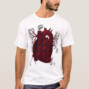 Donkere Shirt van het menselijk hart