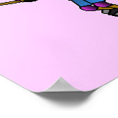 Donkere Skater met Helmet Poster (Hoek)