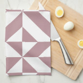 Donkere slijmvliespatroon voor geometrische decode theedoek (Quarter Fold)