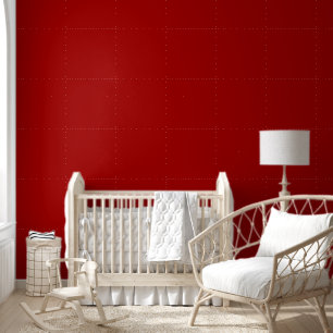 Donkere Snoep Apple Red Solid Color Behang