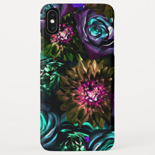 Donkere Sprookjesland Vet Glamour Bloemen Bloesem iPhone XS Max Hoesje