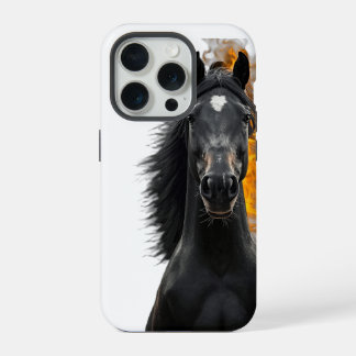 Donkere Stal Inferno iPhone 15 Pro Hoesje