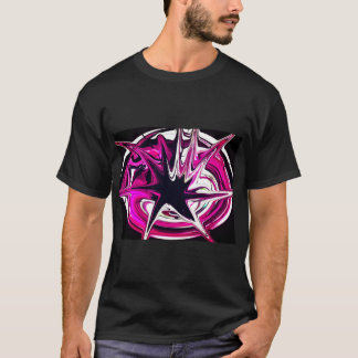 Donkere ster Kerst decoratie T-shirt