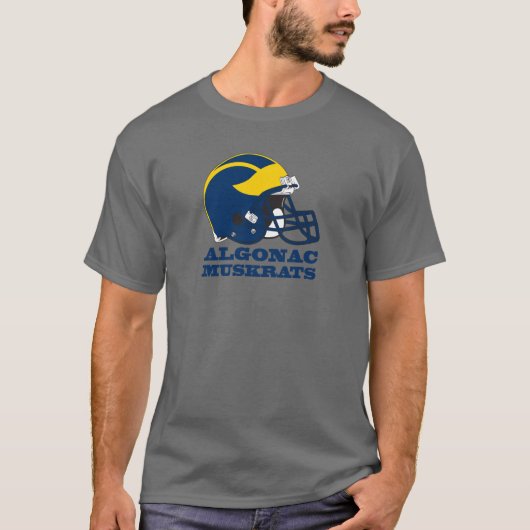 Donkere T - Algonac Muskrats T-shirt (Voorkant)
