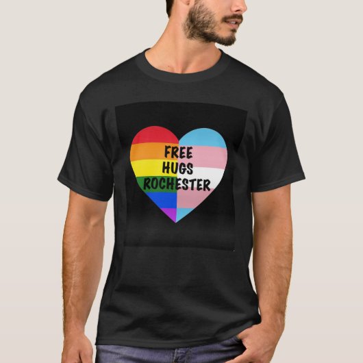 Donkere T-shirts, stijl van Mannen T-shirt (Voorkant)