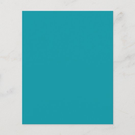 Donkere Tealgroene Flyer (Voorkant)
