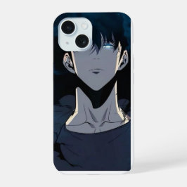 donkere thema karakter iPhone 15 hoesje