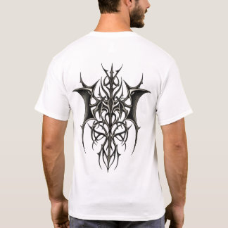 Donkere Tribale Punt T-shirt