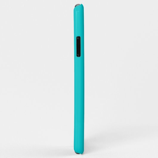 Donkere turquoise kleur achtergrond Case-Mate iPhone case (Achterkant/rechts)