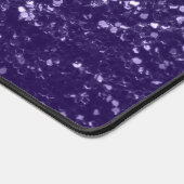 Donkere ultra violet paarse glitter sparken bureaumat (Hoek)