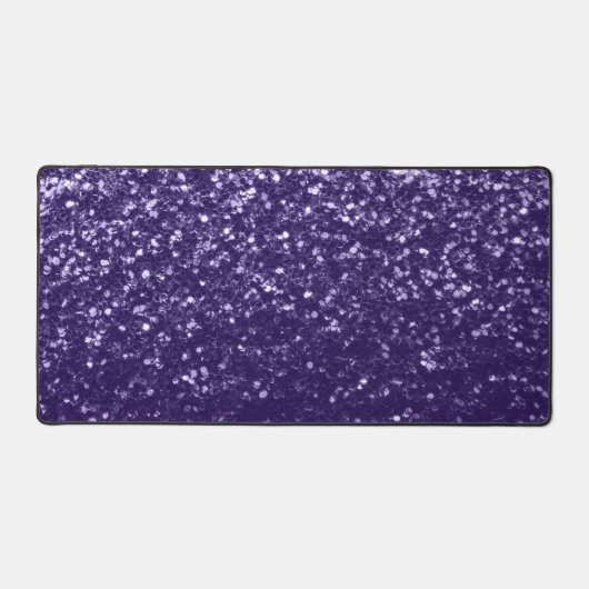 Donkere ultra violet paarse glitter sparken bureaumat (Voorkant)