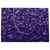 Donkere ultra violet paarse glitter sparkles Sweet Groot Cadeauzakje (Achterkant)