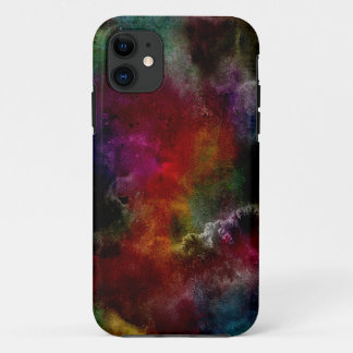 Donkere unieke regenboogkleuren iPhone-doosjes iPhone 11 Hoesje