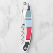 Donkere uniforme strepen kurkentrekker (Voorkant)