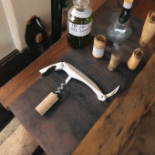 Donkere veelkleurige stijl strepen kurkentrekker