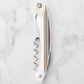 Donkere veelkleurige stijl strepen kurkentrekker (Voorkant)