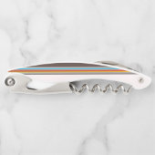 Donkere veelkleurige stijl strepen kurkentrekker (Voorkant)