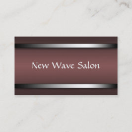 Donkere verfijnde Benoemingskaarten voor Bourgogne Afsprakenkaartje