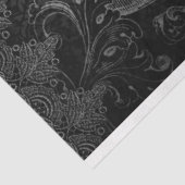 Donkere Victoriaans Franse Roos Ephemera-ontkoppel Tissuepapier (Detail)