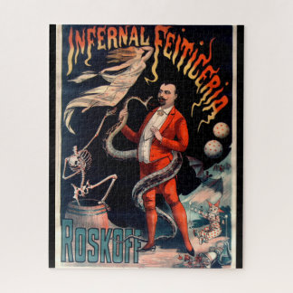 Donkere Victoriaans Magic Act-reclame Legpuzzel