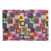 Donkere vierkantjes op licht kussensloop (Voorkant)