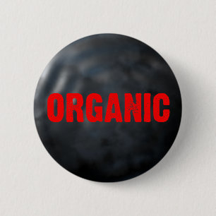 Donkere vijver, Biologisch Ronde Button 5,7 Cm