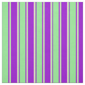 Donkere Violet, lichtgroen en tinnen patroon Stof (Swatch)