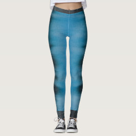 Donkere Vlek Tie Kleurstof print Leggings
