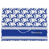 Donkere volleyballen personaliseren groot cadeauzakje (Voorkant)