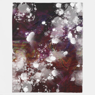 Donkere voorbereiding fleece deken