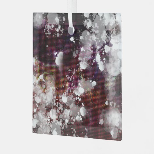 Donkere voorbereiding glas ornament (Voorkant links)