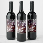 Donkere voorbereiding wijn etiket (Flessen)