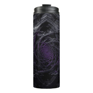 Donkere Vortex Thermische Tumbler – Spiraalstelsel Thermosbeker