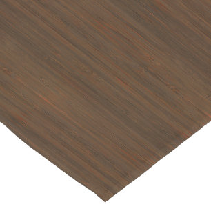 Donkere walnoot Brown Bamboo Wood Grain: Korte Tafelloper
