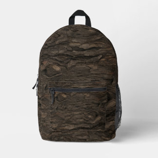 Donkere Walnootbast | Robuuste Woodland Jager Camo Bedrukte Rugzak